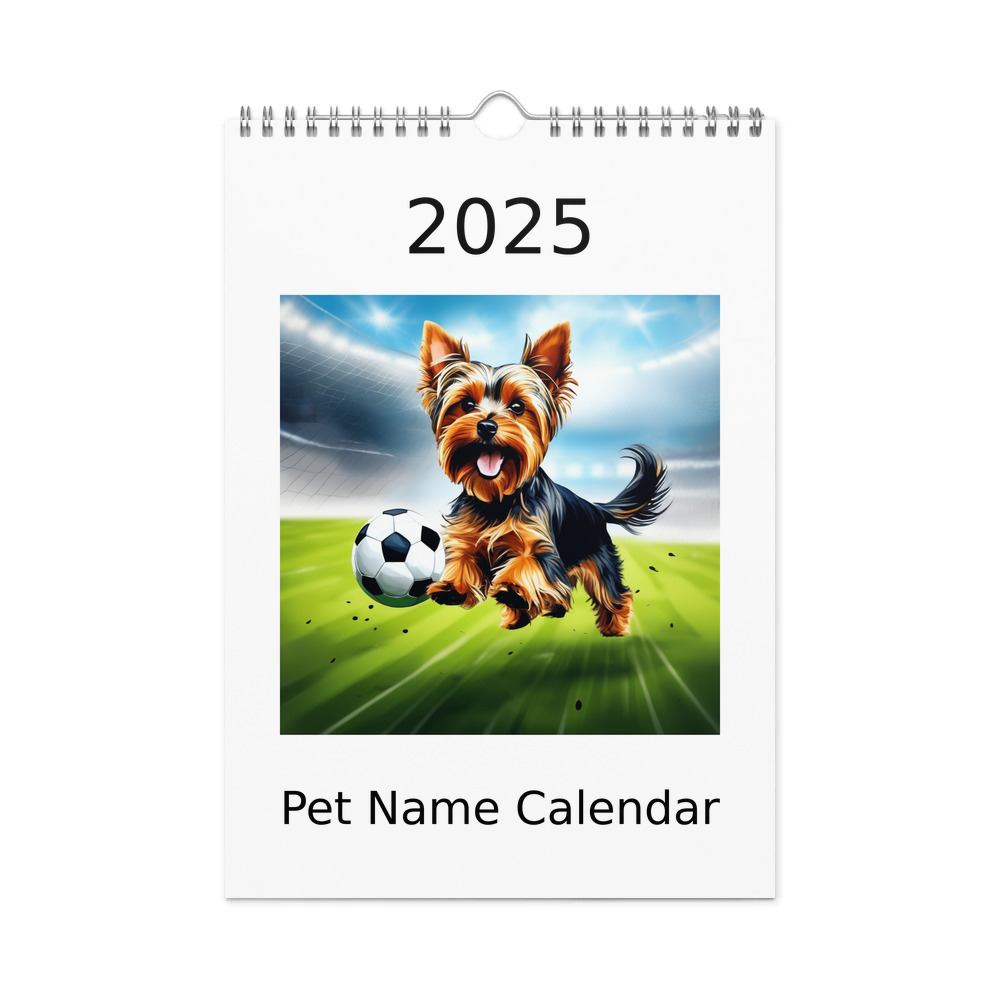 PugMug Custom Pet Wall Calendar (2026)