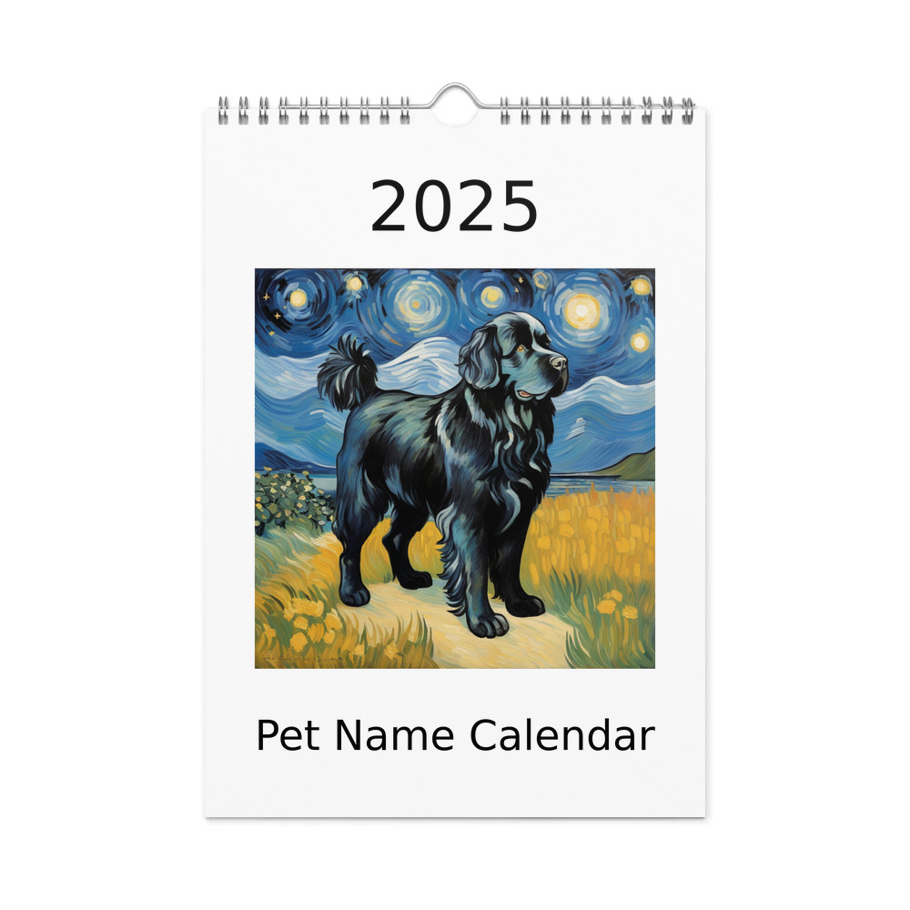 PugMug Custom Newfoundland Wall Calendar (2026)