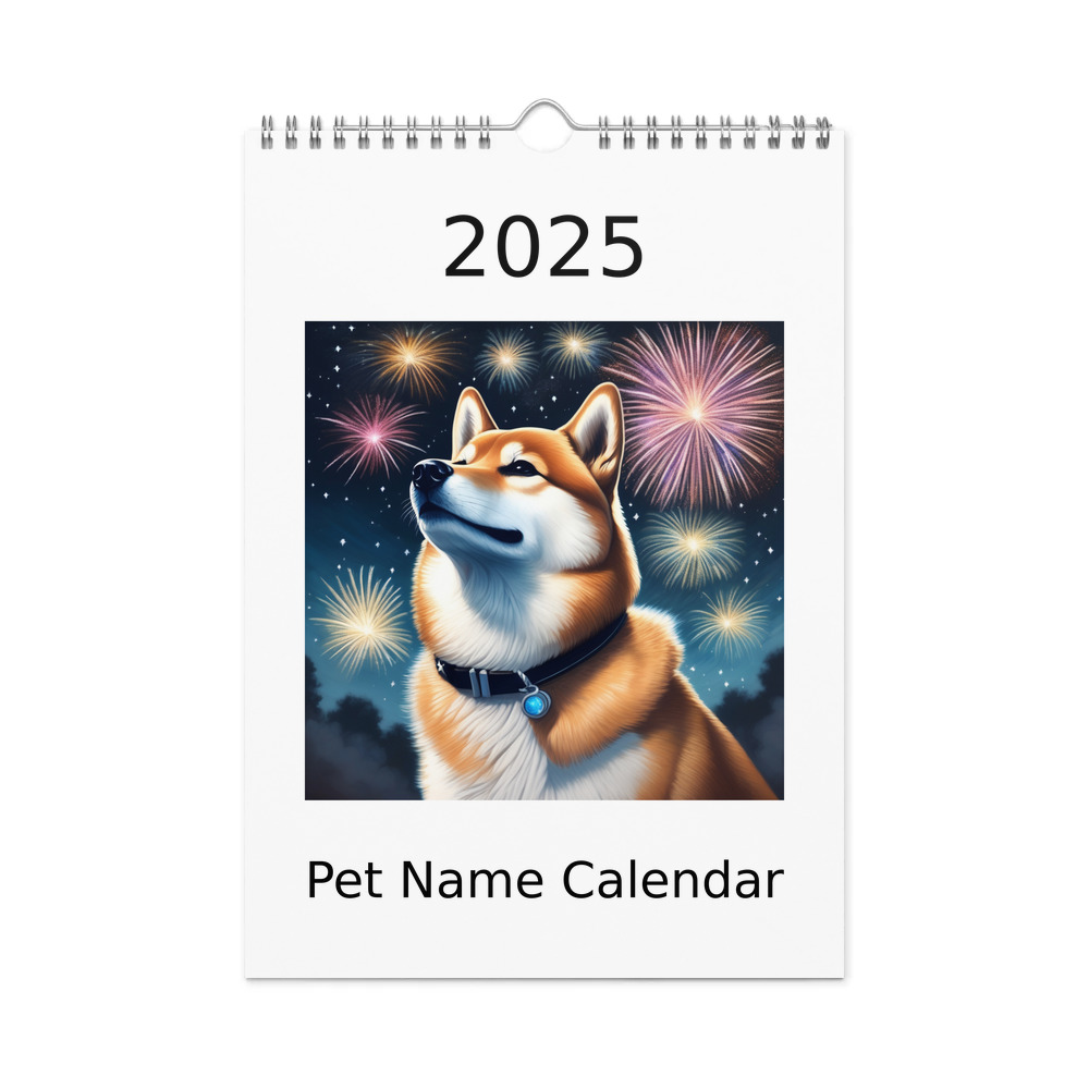 PugMug Custom Shiba Inu Wall Calendar (2026)