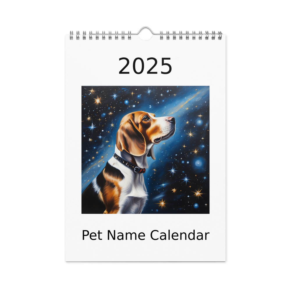 PugMug Custom Beagle Wall Calendar (2026)