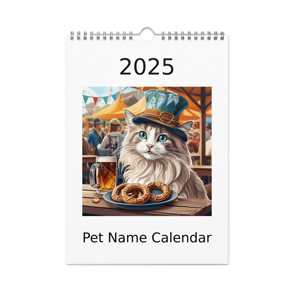 PugMug Custom Pet Wall Calendar (2026)