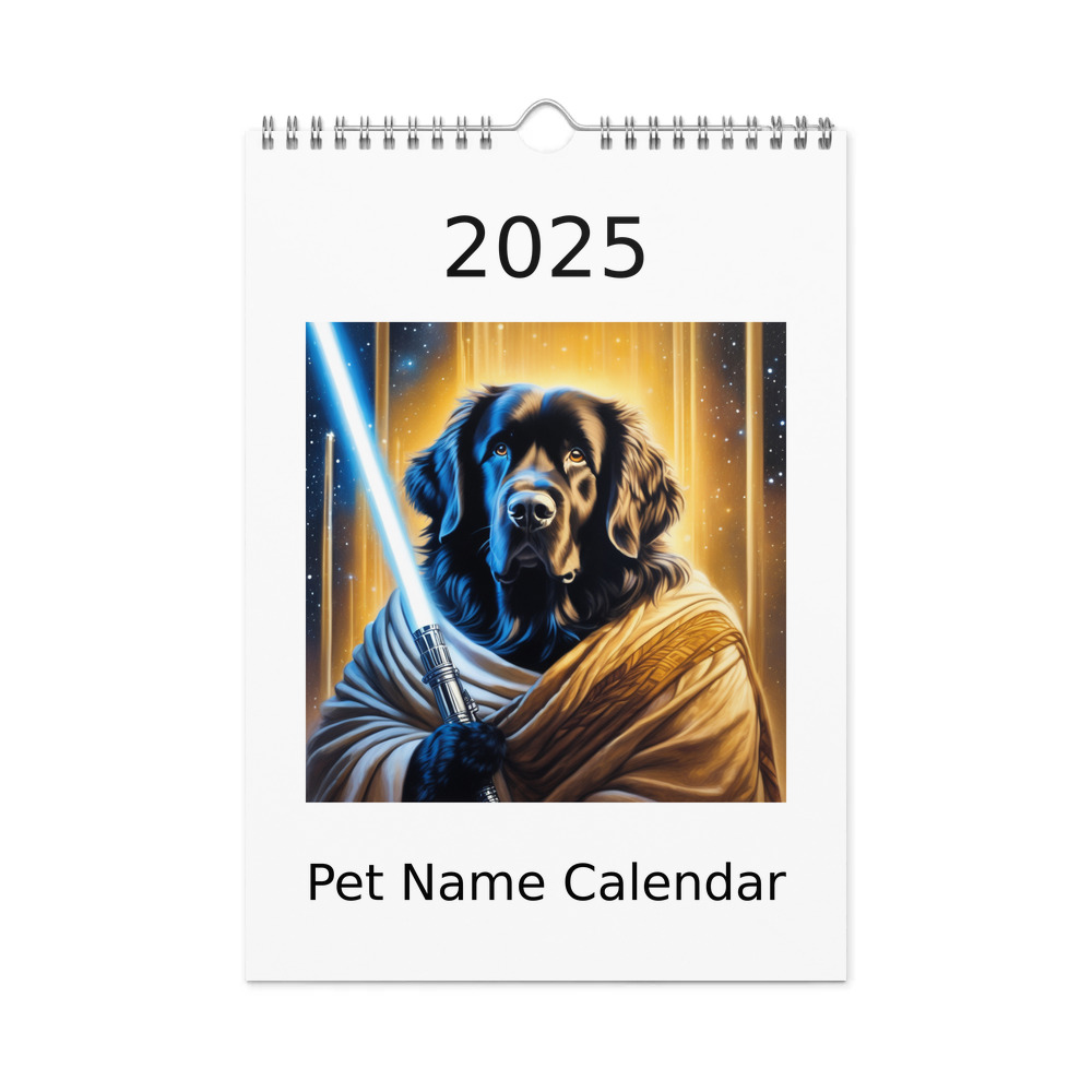PugMug Custom Newfoundland Wall Calendar (2026)