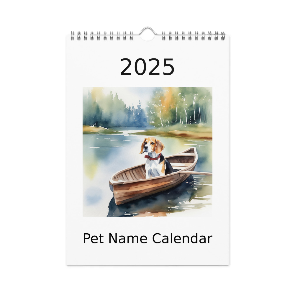 PugMug Custom Beagle Wall Calendar (2026)
