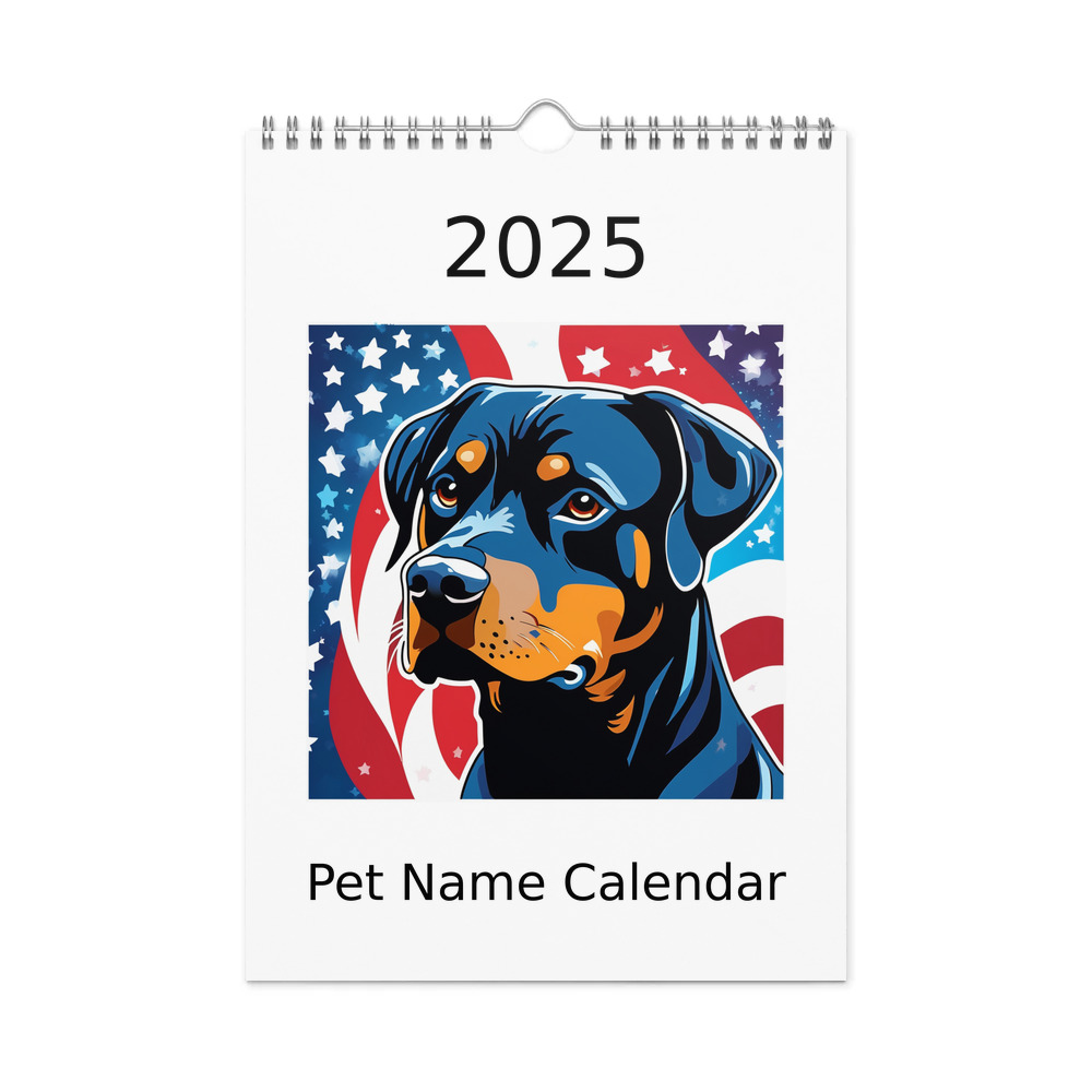 PugMug Custom Pet Wall Calendar (2026)