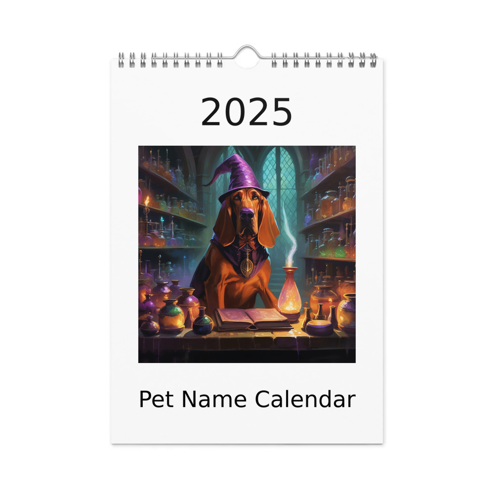 PugMug Custom Pet Wall Calendar (2026)