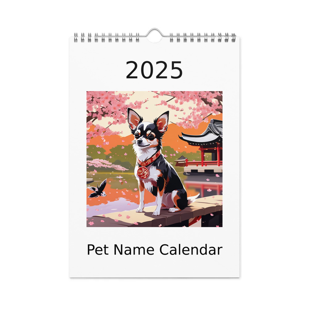 PugMug Custom Chihuahua Wall Calendar (2026)