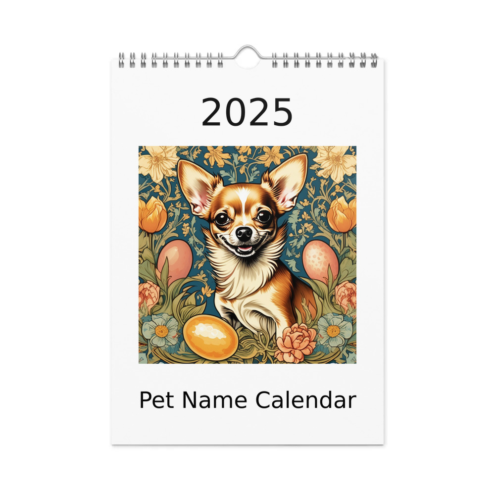 PugMug Custom Chihuahua Wall Calendar (2026)