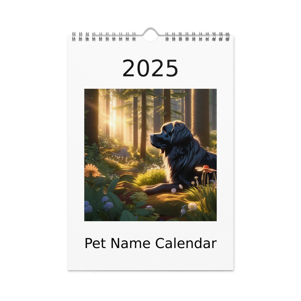 PugMug Custom Newfoundland Wall Calendar (2026)