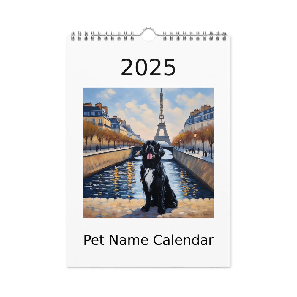PugMug Custom Newfoundland Wall Calendar (2026)
