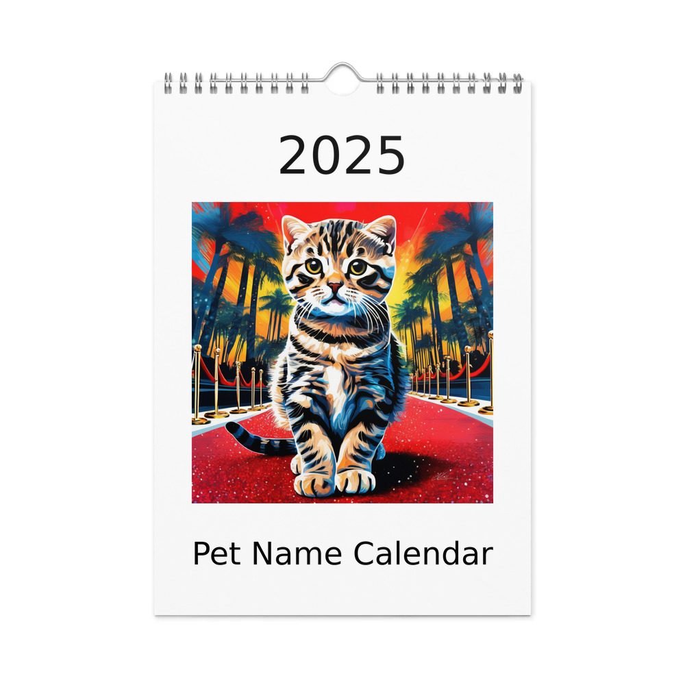PugMug Custom Pet Wall Calendar (2026)