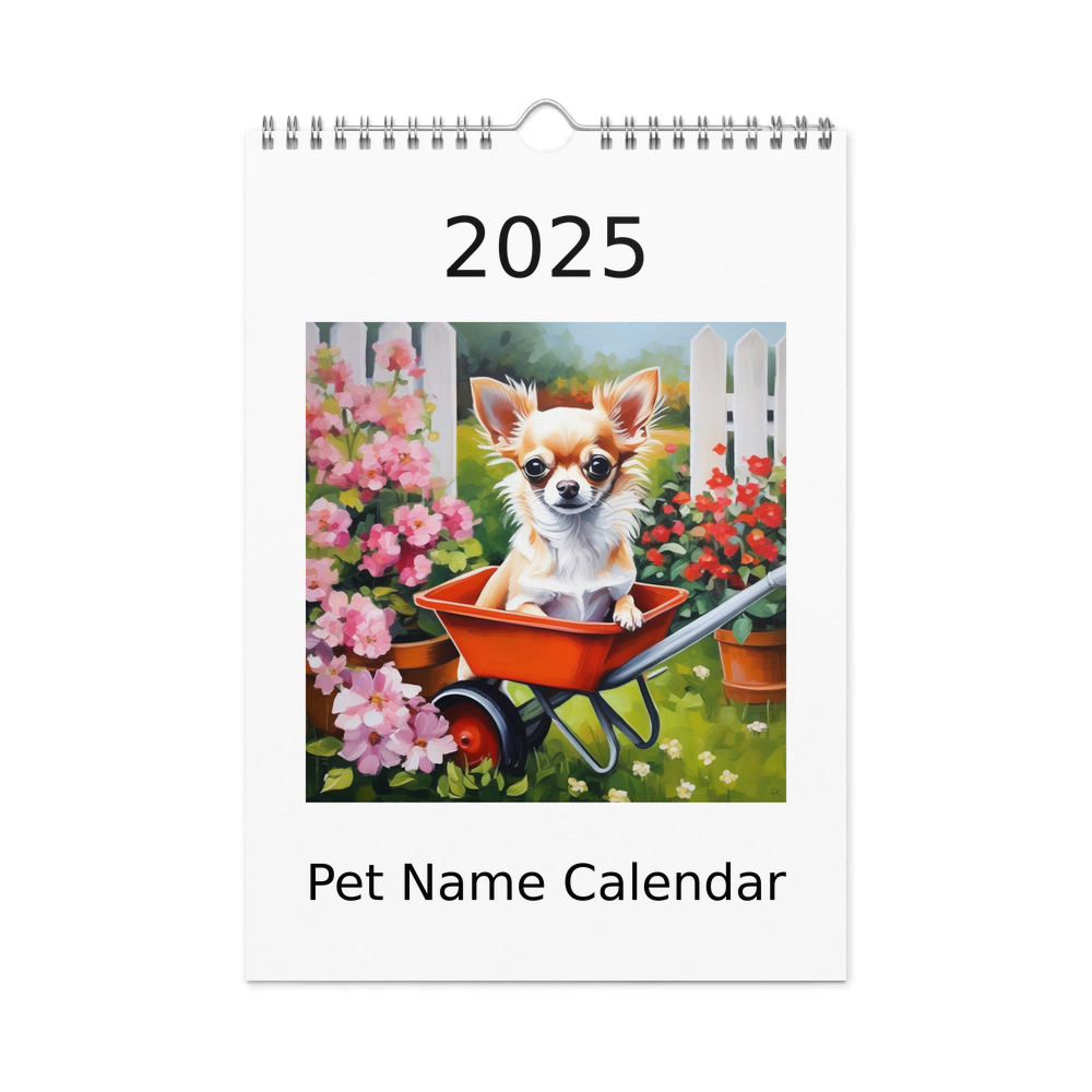 PugMug Custom Chihuahua Wall Calendar (2026)
