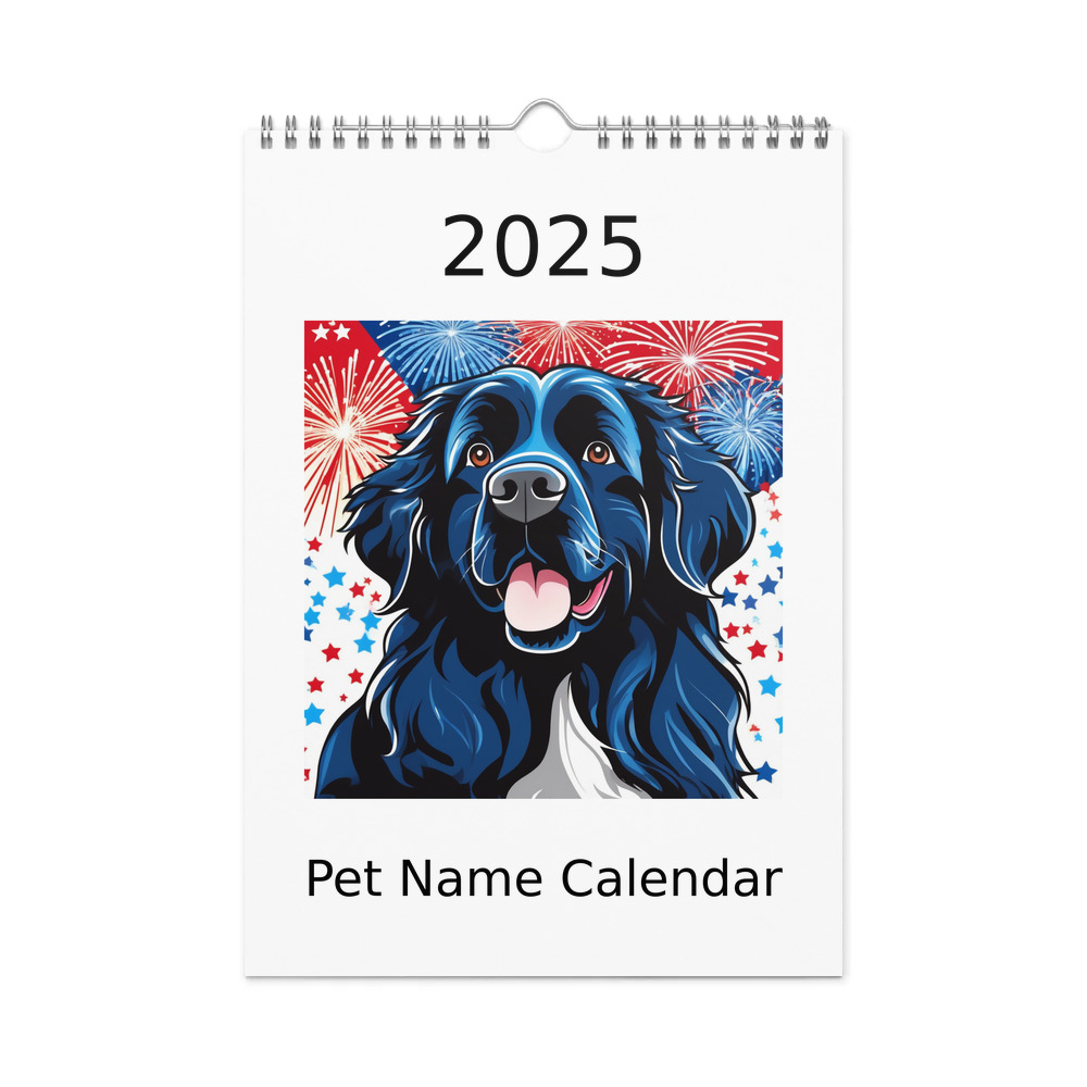 PugMug Custom Pet Wall Calendar (2026)