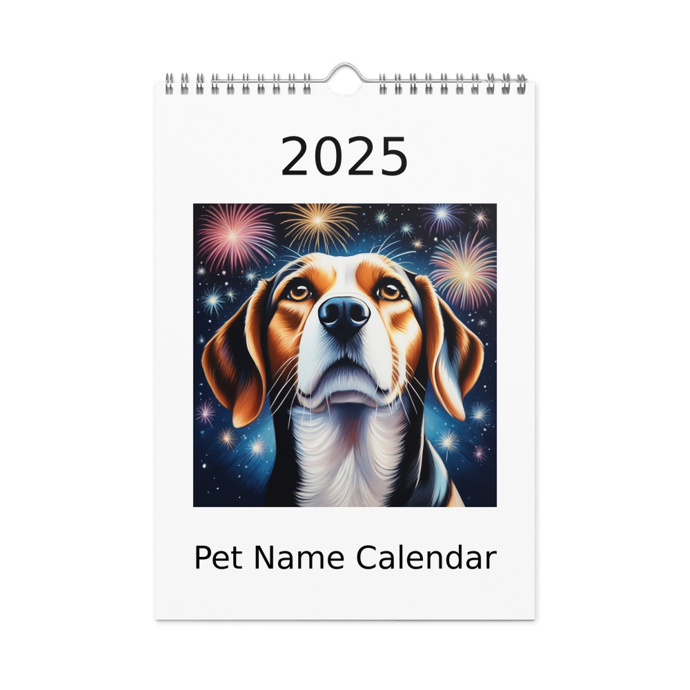 PugMug Custom Beagle Wall Calendar (2026)