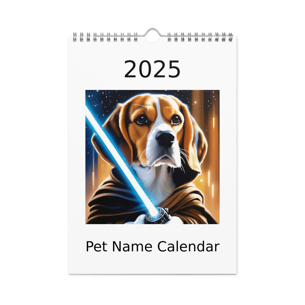 PugMug Custom Beagle Wall Calendar (2026)