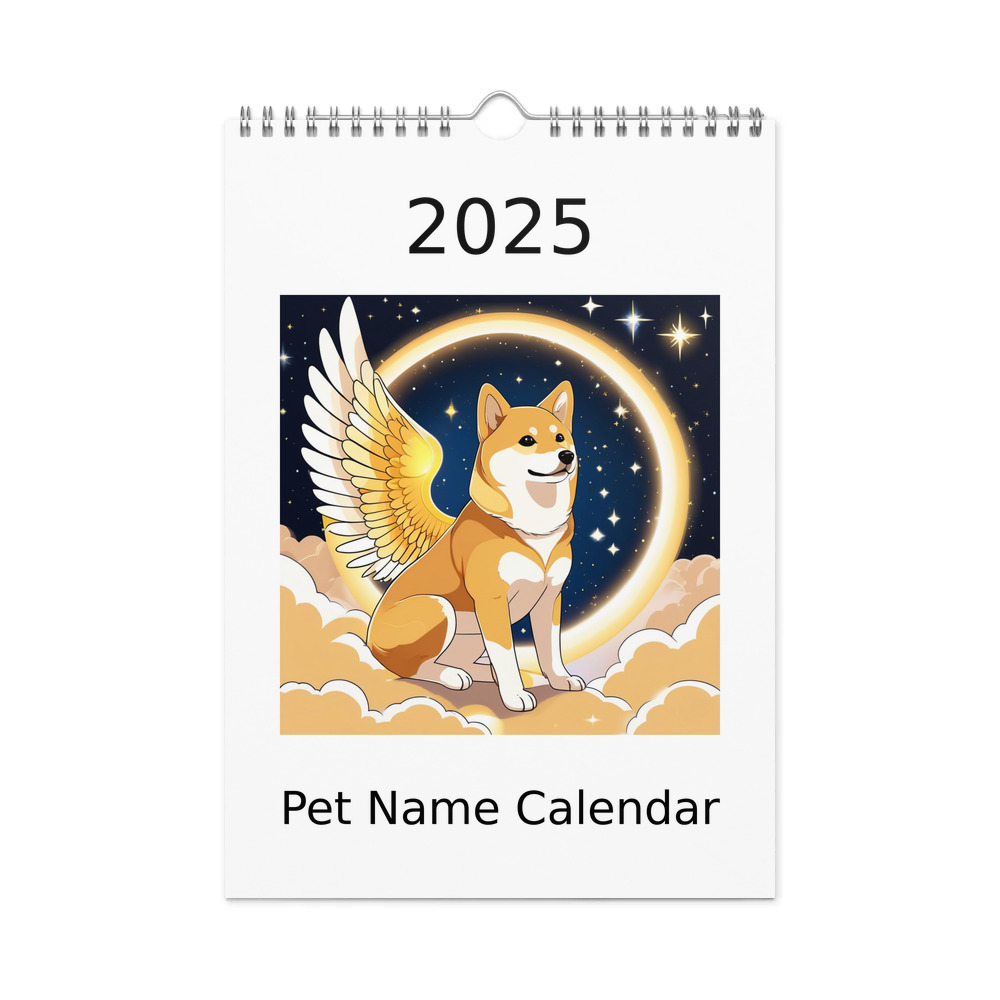 PugMug Custom Shiba Inu Wall Calendar (2026)