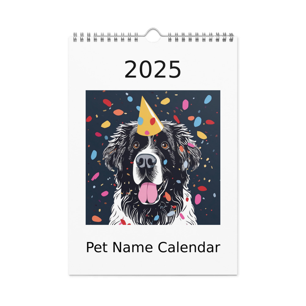 PugMug Custom Newfoundland Wall Calendar (2026)