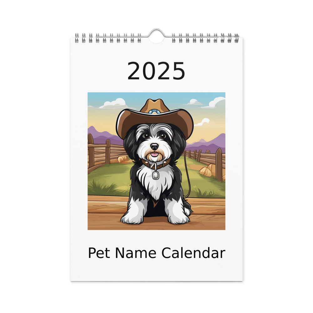 PugMug Custom Pet Wall Calendar (2026)