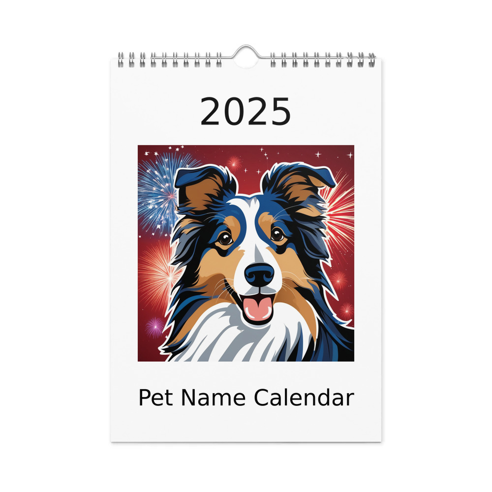 PugMug Custom Pet Wall Calendar (2026)
