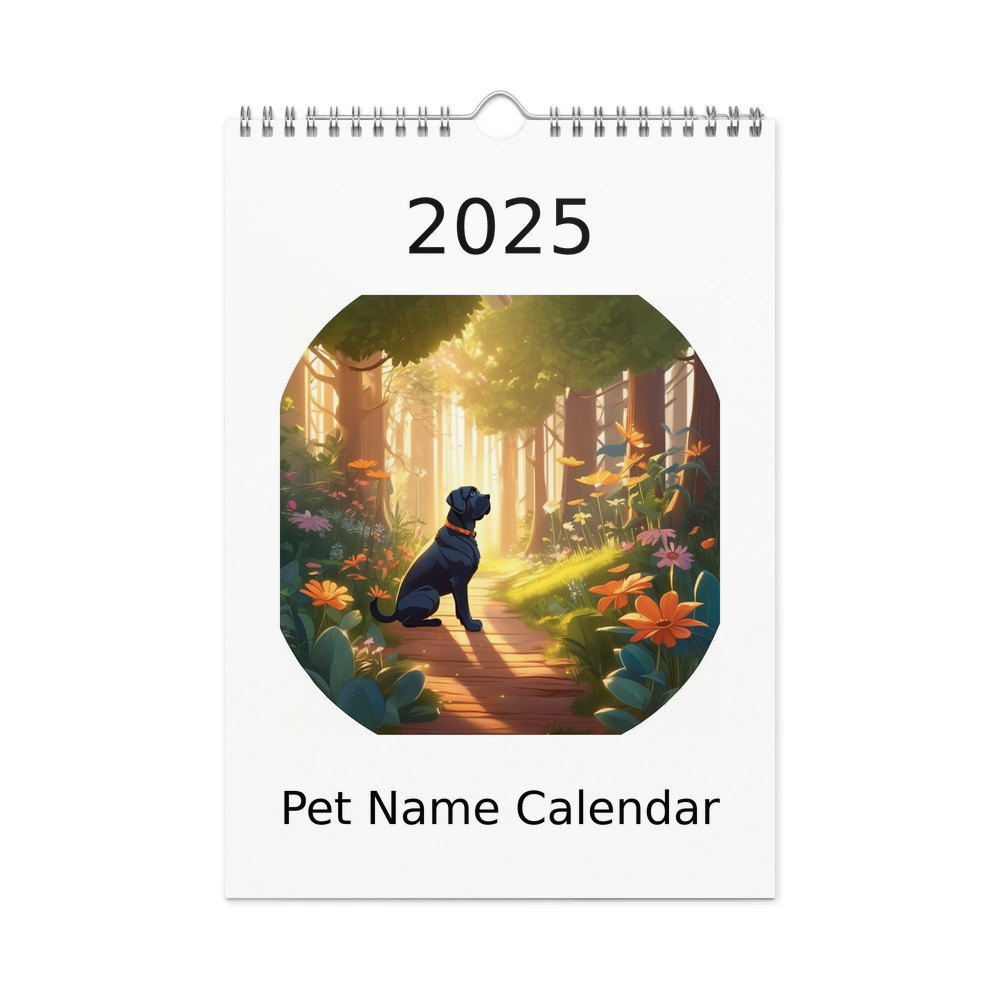 PugMug Custom Mastiff Wall Calendar (2026)