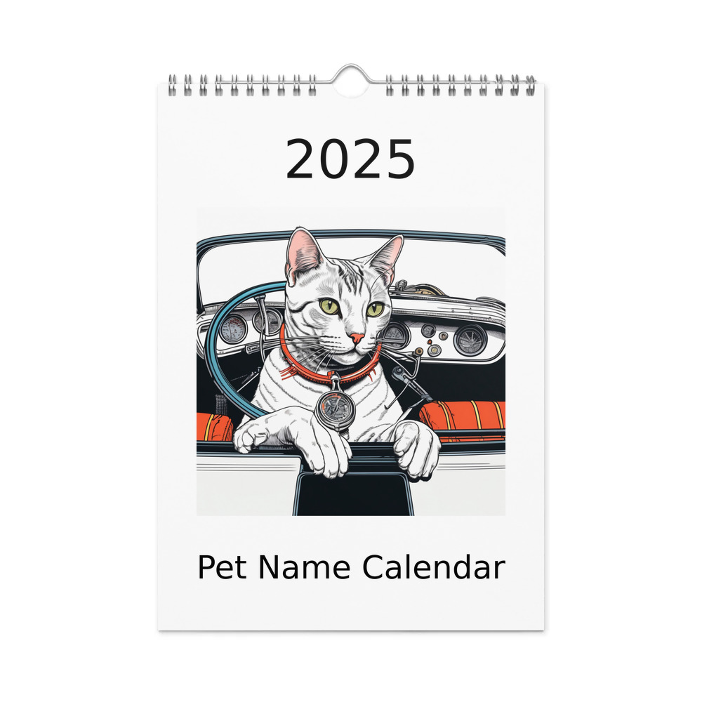 PugMug Custom Pet Wall Calendar (2026)