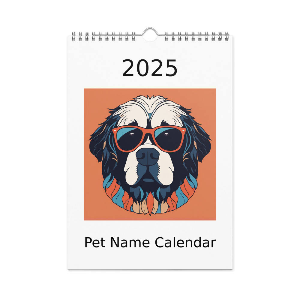 PugMug Custom Newfoundland Wall Calendar (2026)