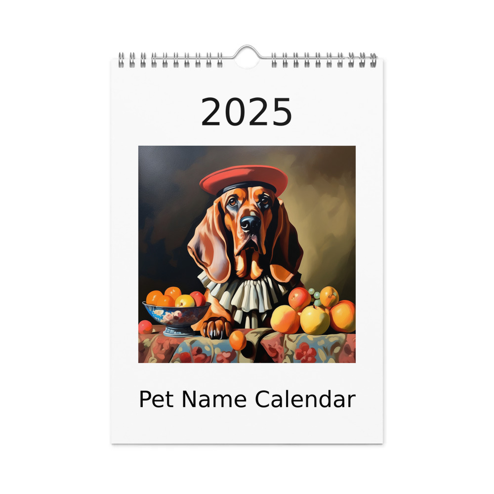 PugMug Custom Pet Wall Calendar (2026)