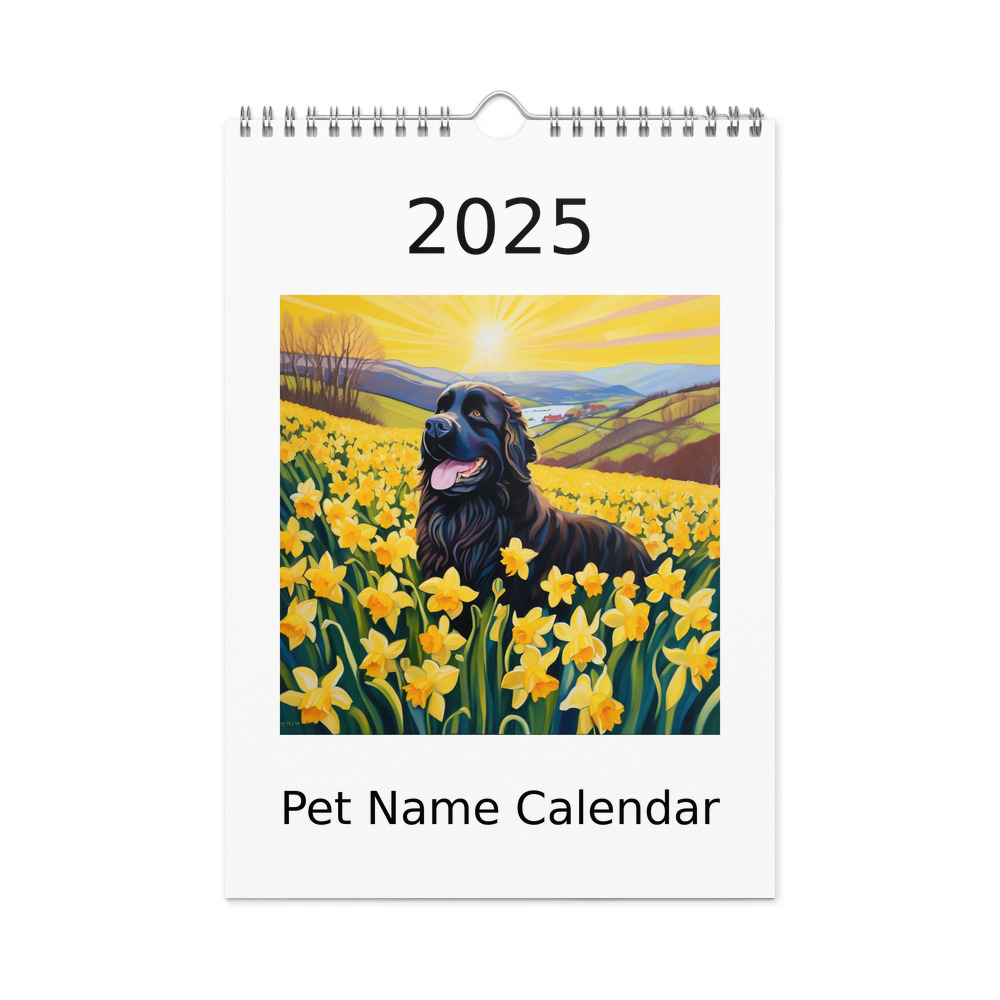 PugMug Custom Newfoundland Wall Calendar (2026)