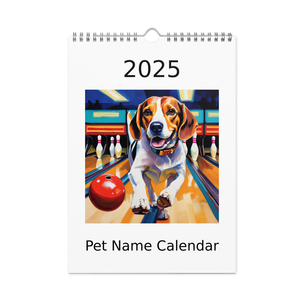 PugMug Custom Beagle Wall Calendar (2026)