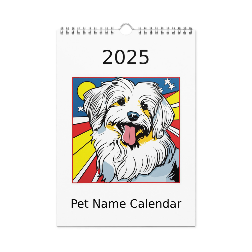 PugMug Custom Pet Wall Calendar (2026)