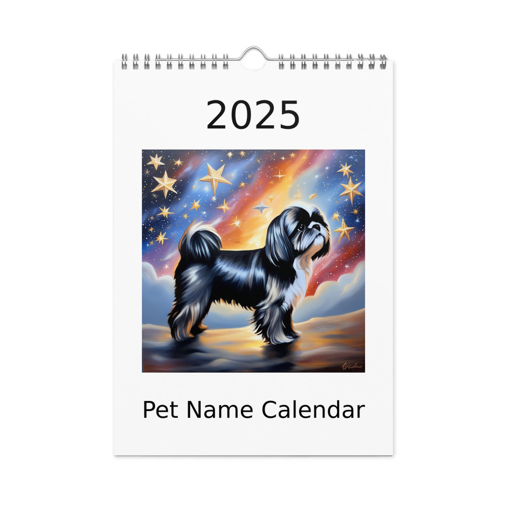 PugMug Custom Shih Tzu Wall Calendar (2026)