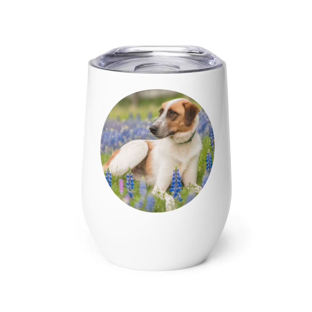 PugMug Custom Hazim Wine Tumbler