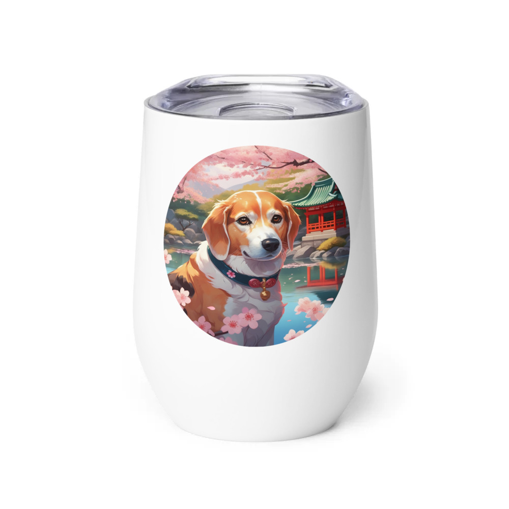 PugMug Custom Munchkin Wine Tumbler
