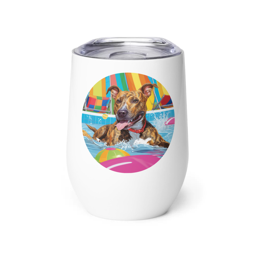 PugMug Custom Tony Hawk Wine Tumbler