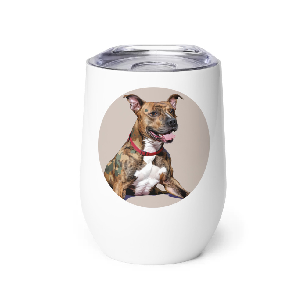 PugMug Custom Tony Hawk Wine Tumbler