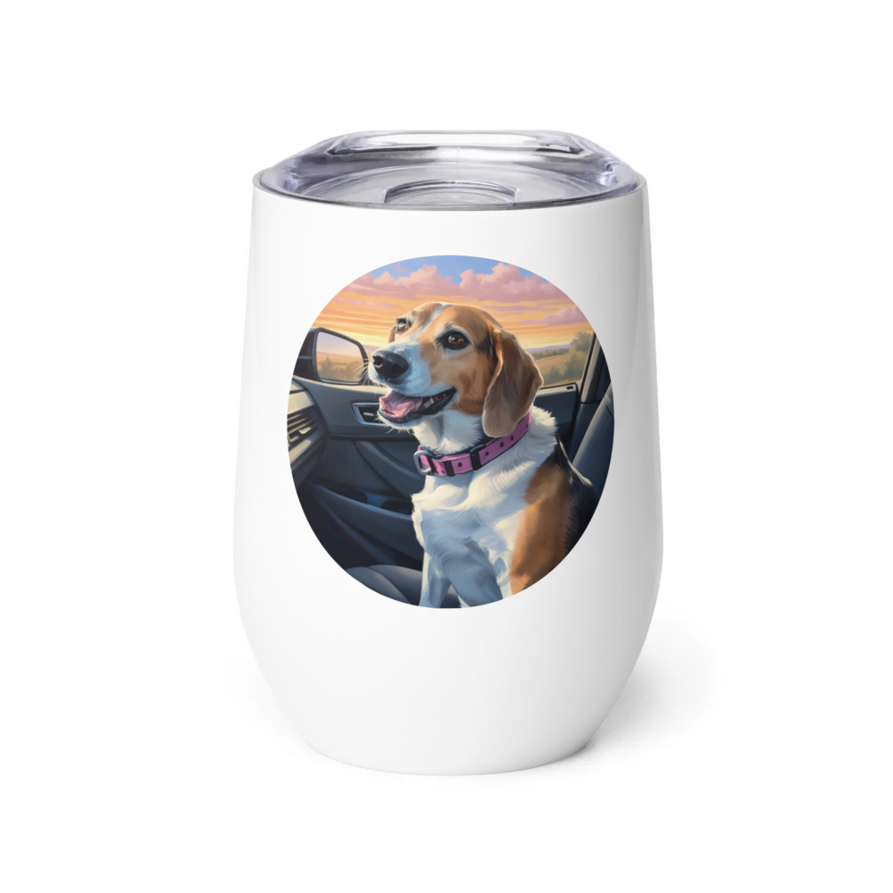 PugMug Custom Munchkin Wine Tumbler