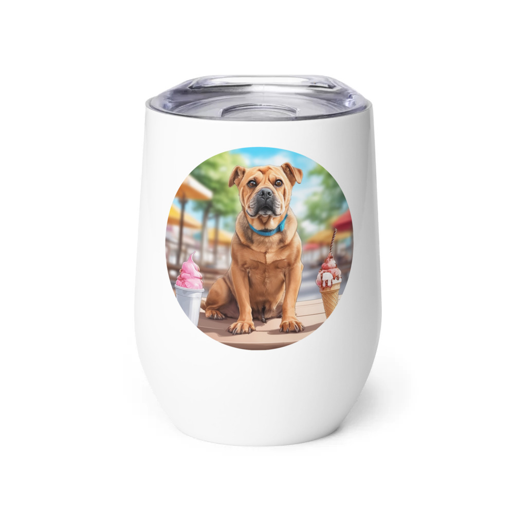 PugMug Custom Halina Wine Tumbler