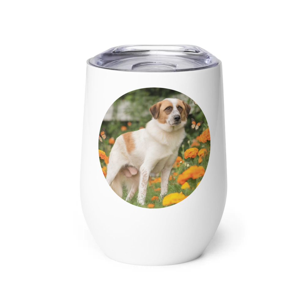 PugMug Custom Hazim Wine Tumbler