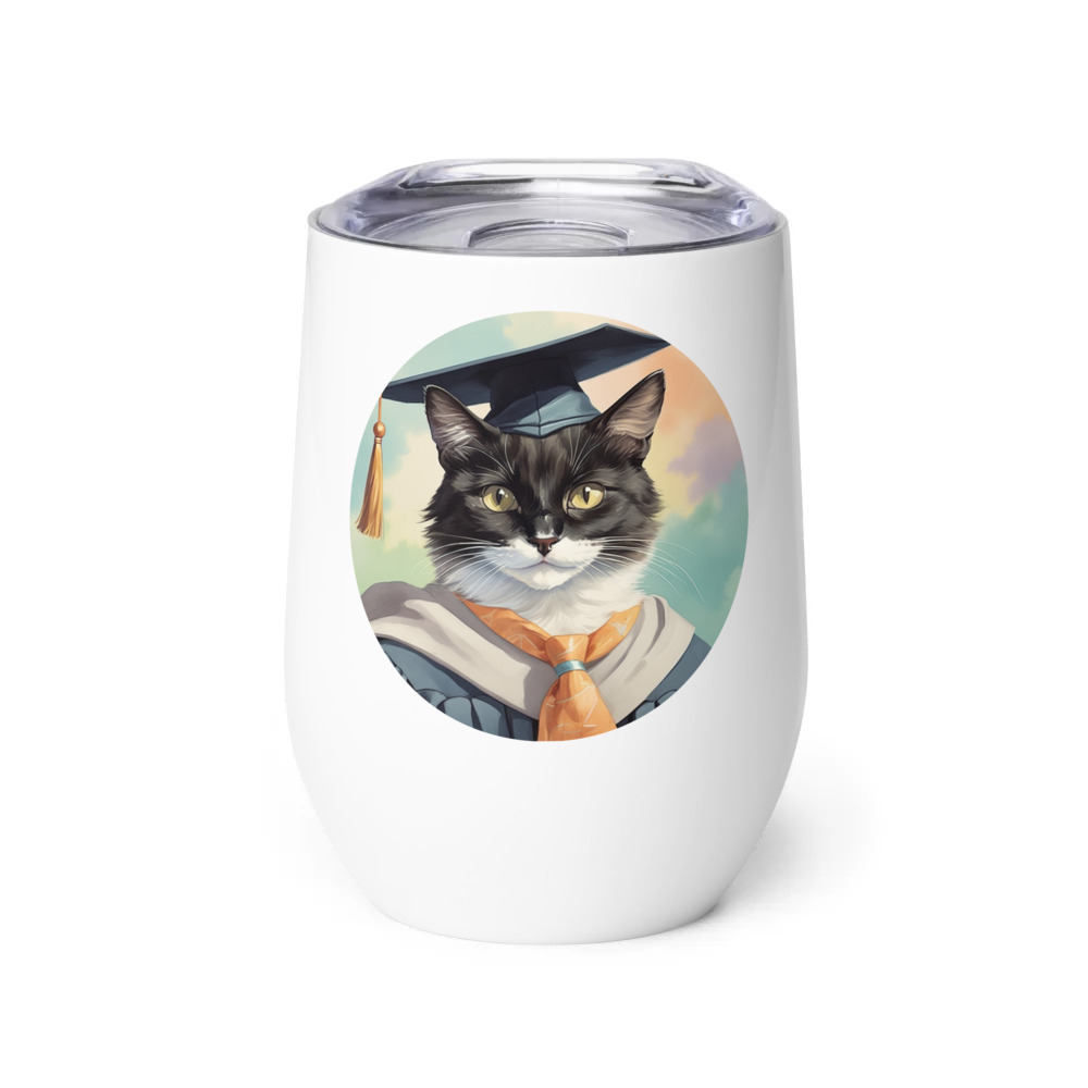 PugMug Custom Peerie Wine Tumbler