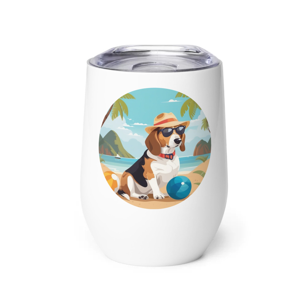 PugMug Custom Munchkin Wine Tumbler