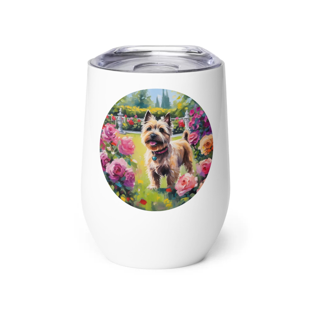 PugMug Custom Cairn Terrier Wine Tumbler