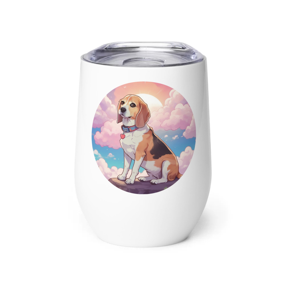 PugMug Custom Munchkin Wine Tumbler