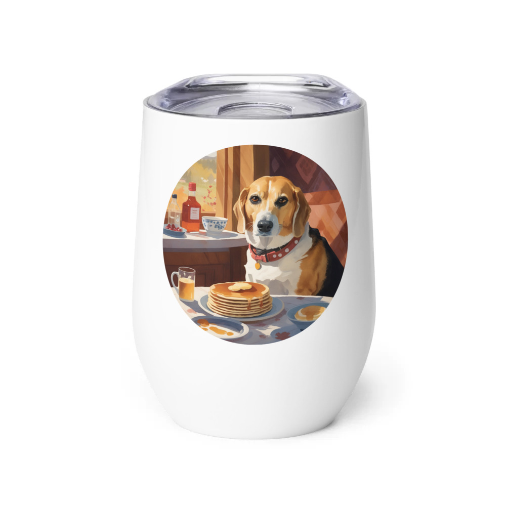 PugMug Custom Munchkin Wine Tumbler