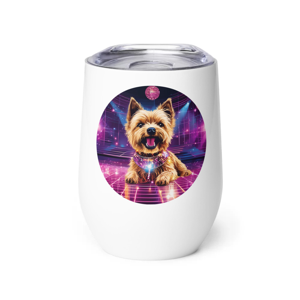 PugMug Custom Cairn Terrier Wine Tumbler