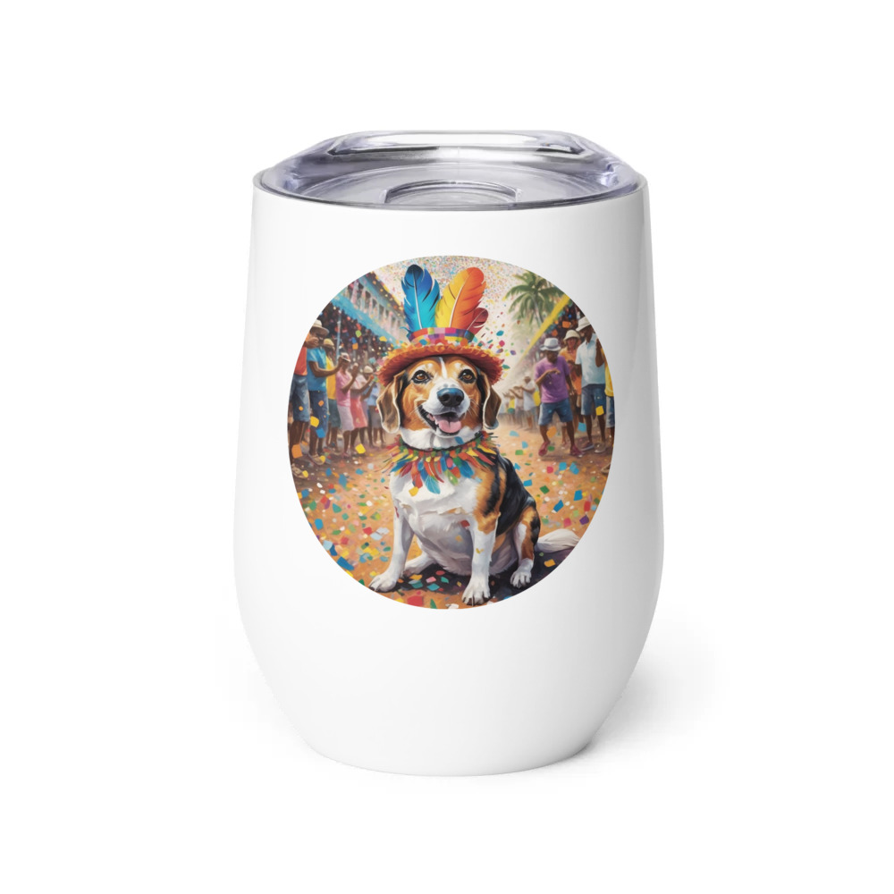 PugMug Custom Munchkin Wine Tumbler