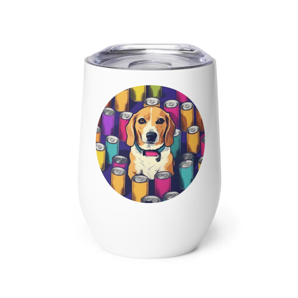 PugMug Custom Munchkin Wine Tumbler