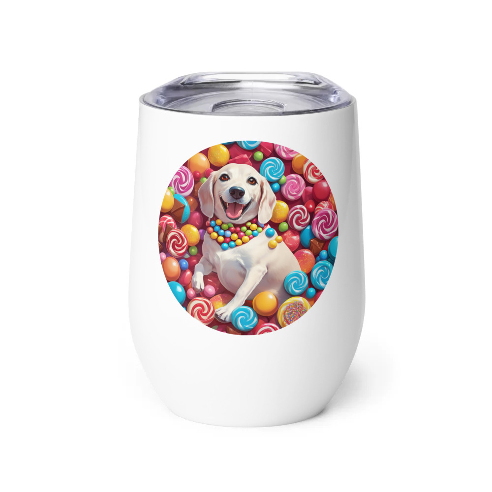 PugMug Custom Munchkin Wine Tumbler