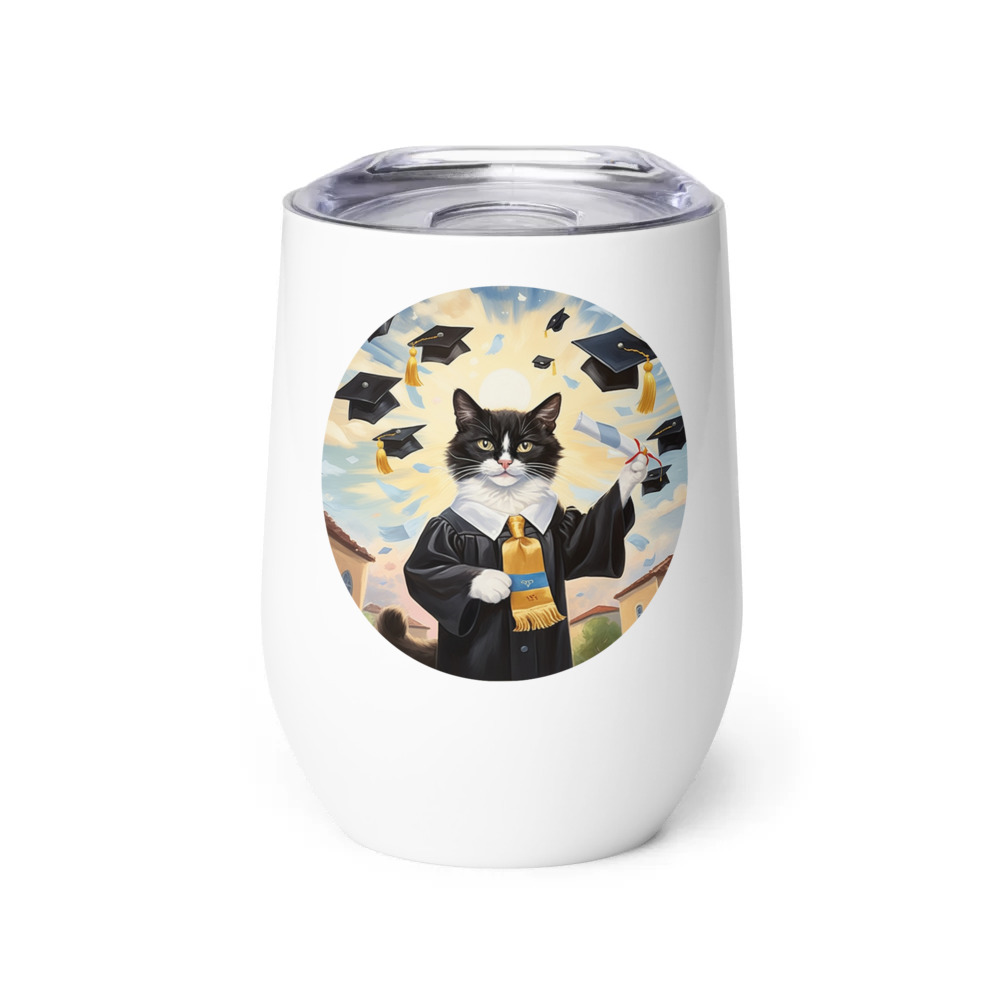 PugMug Custom Peerie Wine Tumbler