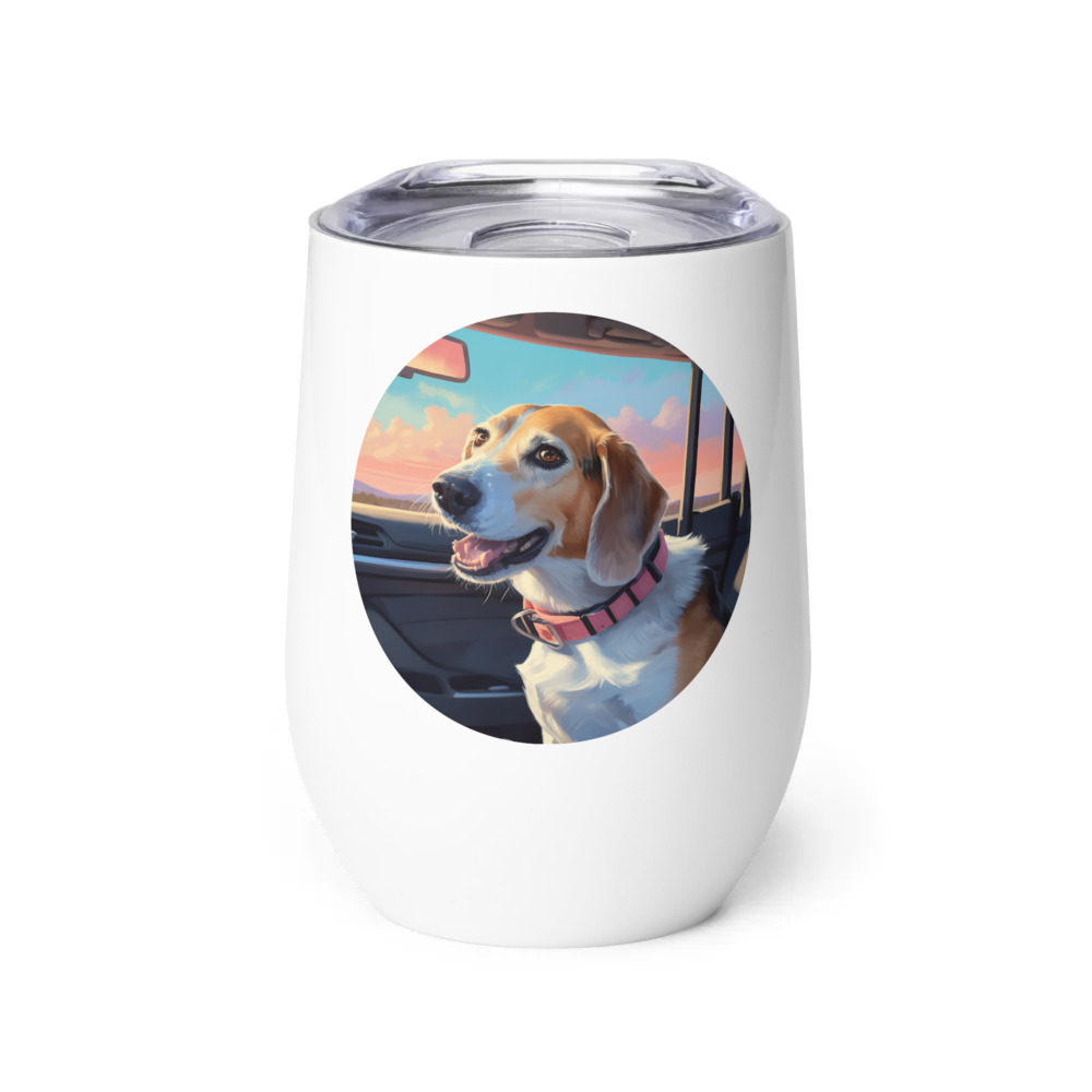 PugMug Custom Munchkin Wine Tumbler
