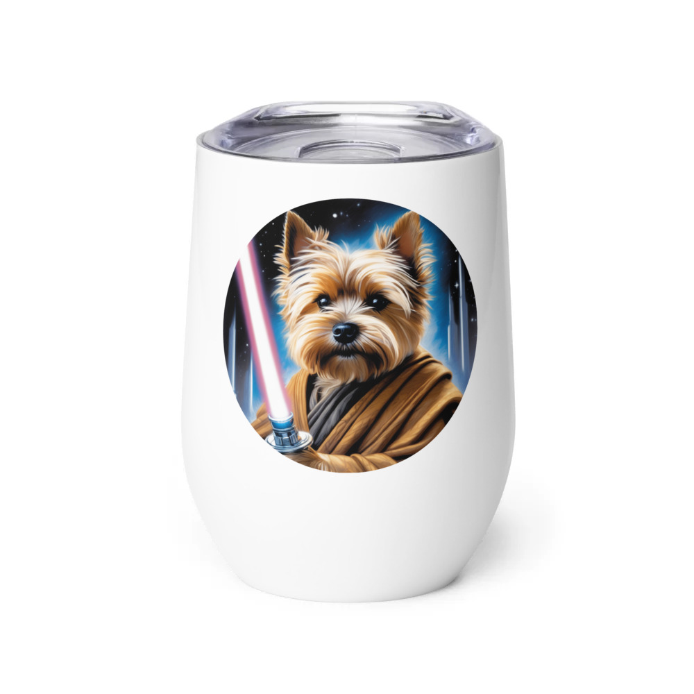 PugMug Custom Cairn Terrier Wine Tumbler