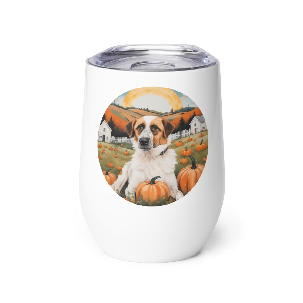 PugMug Custom Hazim Wine Tumbler